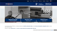 Desktop Screenshot of probin.cz