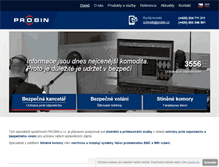 Tablet Screenshot of probin.cz